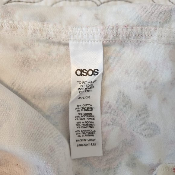 [24/28] Women's Floral Print Asos Denim Jeans - Picture 5 of 10